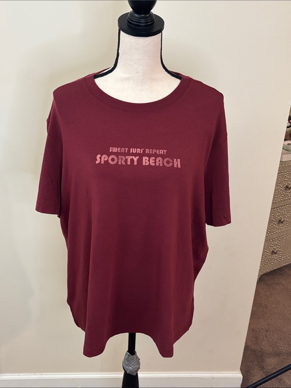 Aerie OFFLINE Graphic Tee - Wine